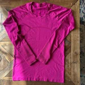 Lululemon swiftly tech long sleeve ripened raspberry